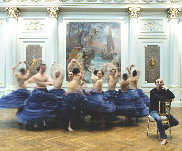 Thierry Malandain et ses danseurs © Jean-Marie Périer